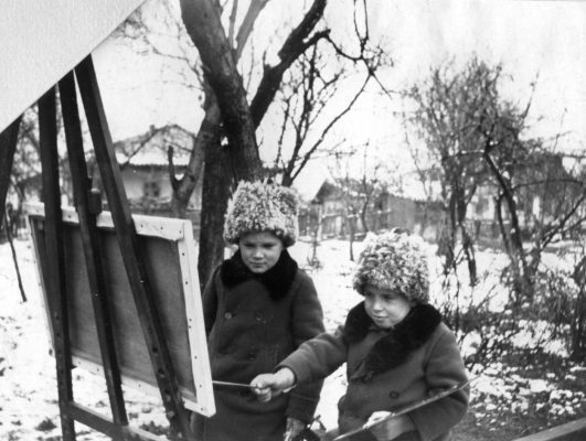 Сергей и Женя Спасские. Тифлис. 1900-е годы. (Фото из архива Е. Спасского)
